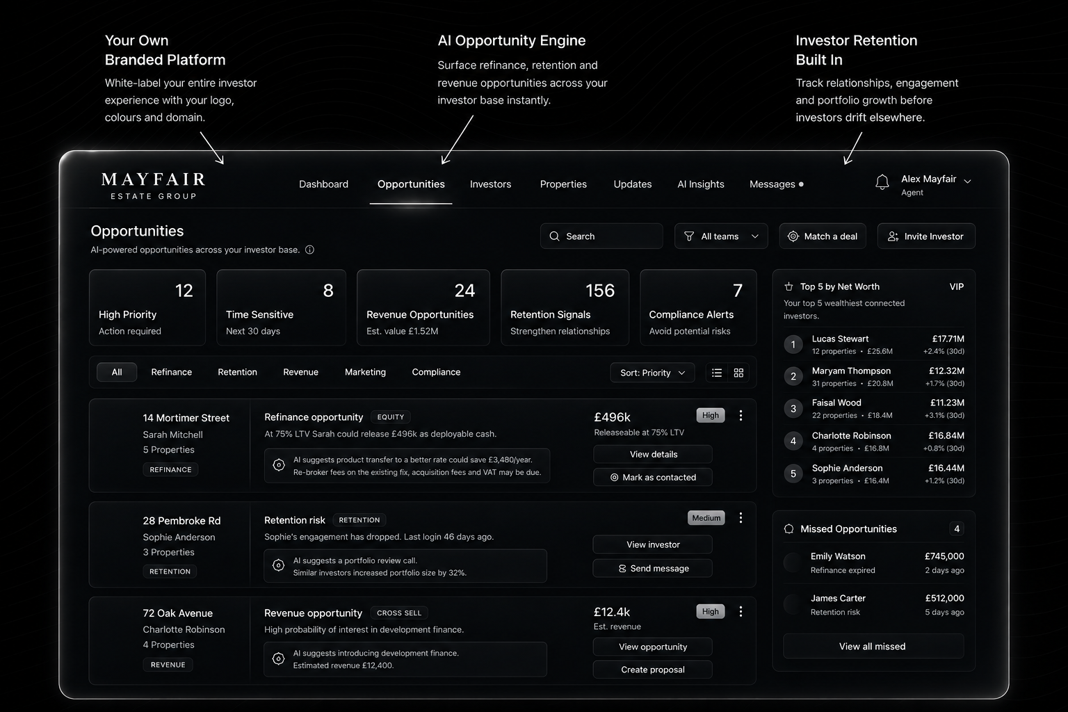 Your white-label investor portal