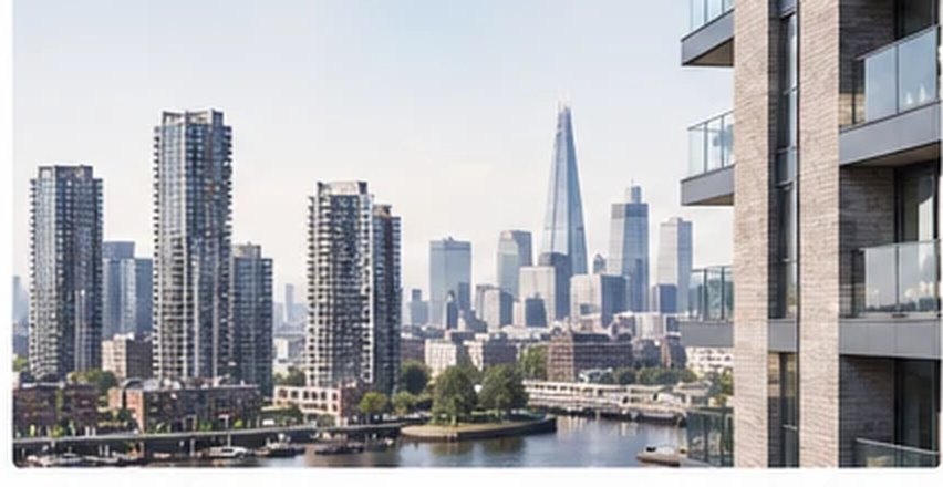London apartments and skyline